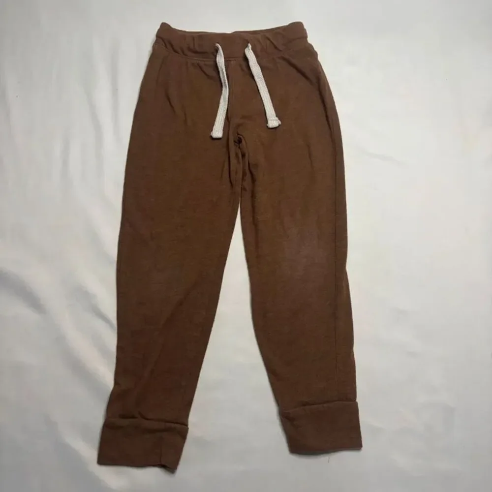 Old Navy Kids Brown Jogger Sweatpants Size 4T | Drawstring Cuffed Pants
